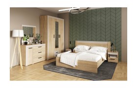 Спальный гарнитур Модульная Адель - Дуб сонома/Кашемир