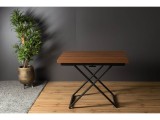Стол-трансформер Левмар Compact D44/S53 (миланский орех/черные о распродажа