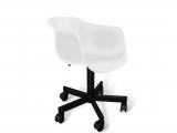 Стул подъемно-поворотный SHT-ST31/S120M белый/черный муар недорого