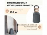 Пуф Sheffilton SHT-B23 Темно серый/угольно серый фото