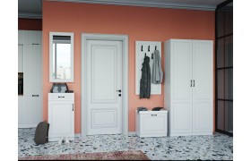 Прихожая Модульная Апполия, Белый/дуб