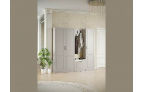 Прихожая Модульная Апполия, набор 2, Кашемир/Сантьяго софт