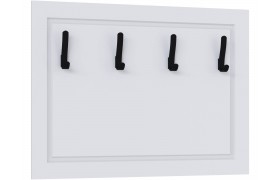 Вешалка 800 Апполия, Белый/дуб