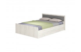 Кровать с проложками ДСП Фиеста LIGHT 140х200, Дуб крафт белый