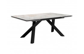 Кухонный стол DikLine DKX140 керамика Italian Grey (глянец серый), подсто