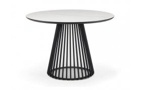 Кухонный стол Нэнси 110 patagonoa bianco repose / черный Керамический