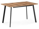 Колон Лофт 120(160)х75 черный матовый / дуб крафт табачный Стол  недорого