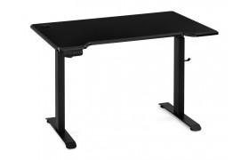 Письменный стол Маркос механизмом подъема 120х75х75 черный /шагрень Ком