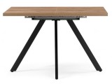 Райн 32 116(160)x77 раздвижной дуб табачный / черный Стол деревя купить