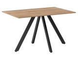 Райн 116(160)x77 раздвижной дуб табачный / черный Стол деревянны недорого