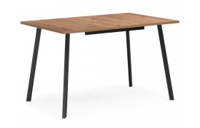 Кухонный стол Кортни 117 (157) x 77 дуб крафт золотой / черный матовый де