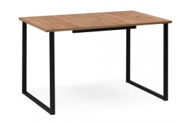 Кухонный стол Лиман 117 (157) x 77 дуб крафт золотой / черный матовый дер