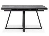 Керамический стол Памелла 140(200)х80 larka grey / черный Керами от производителя