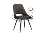 Avianus вращающийся коричневый / черный Стул на металлокаркасе недорого
