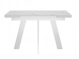 Стол DikLine SKM110 Керамика Белый мрамор/опоры белые распродажа
