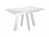 Стол DikLine SKM110 Керамика Белый мрамор/опоры белые недорого