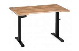 Письменный стол Маркос механизмом подъема 120х75х75 дуб вотан / черный Компьют
