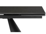 Шелтон 180(260)x90 massa ink gray / черный Керамический стол купить