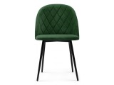 Зест темно-зеленый / черный глянец Стул на металлокаркасе купить