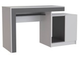 Модена белый / графит Компьютерный стол недорого