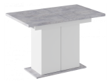 Carla белый / цемент светлый Стол деревянный недорого