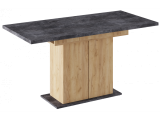 Carla крафт золотой / цемент темный Стол деревянный недорого