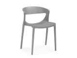 Градно жесткий серый Пластиковый стул недорого