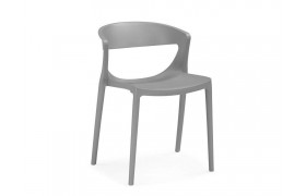 Стул Градно жесткий серый Пластиковый