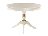 Arno молочный с золотой патиной Стол деревянный от производителя