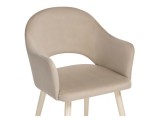 Апри микровелюр 05 / бежевый глянец Стул на металлокаркасе распродажа