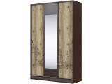 Шкаф-купе с зеркалом Орион, Венге/Дуб делано недорого