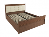 Кровать с ортопедическим основанием Ливорно ЛКР-1 160х200, орех недорого