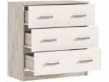 Комод Бася 3 ящика, Крафт серый/Кашемир купить