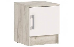 Прикроватная тумба Бася (комплект 2шт), Крафт серый/Кашемир