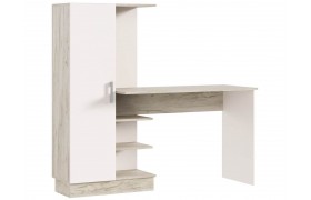 Стол письменный компьютерный №1, Крафт серый/Кашемир