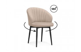 Стул Бэнбу крутящийся MR-26 / черный на металлокаркасе