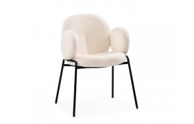 Стул Kalipso white / black на металлокаркасе