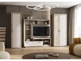 Модульная гостиная Ангара, Крафт серый/Кашемир недорого