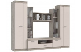 Гостиная Атлантида-6, Крафт серый/Кашемир