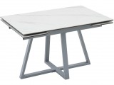 Стол обеденный STOOL GROUP Керас 120-180*80 Snow white, подстоль купить
