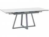 Стол обеденный STOOL GROUP Керас 120-180*80 Snow white, подстоль распродажа