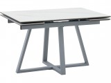 Стол обеденный STOOL GROUP Керас 120-180*80 Snow white, подстоль недорого