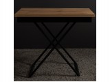 Стол-трансформер Левмар Apollo D38/S53 дуб вотан/черные опоры недорого