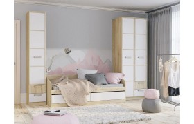 Детская стенка Фанк № 5 дуб Сонома/белый