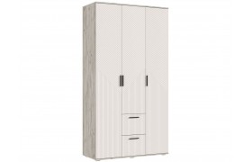 Шкаф Сильвия 3-х створчатый 1200, Крафт серый/Кашемир