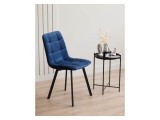 Чилли синий / черный Стул на металлокаркасе купить