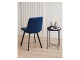 Чилли синий / черный Стул на металлокаркасе недорого
