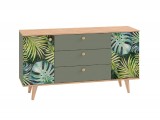 Комод Маттиас 16.245, Дымчатый Зеленый/Гикори Рокфорд Натуральны от производителя