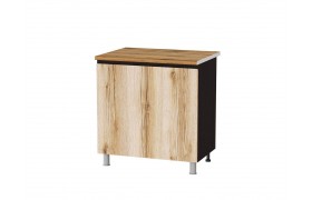 Кухонный шкаф Напольный Плейона П8Р, венге/дуб делано