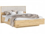 Кровать парящая с ортопед. основанием Марвэл 1,6м, Дуб крафт/Мал купить